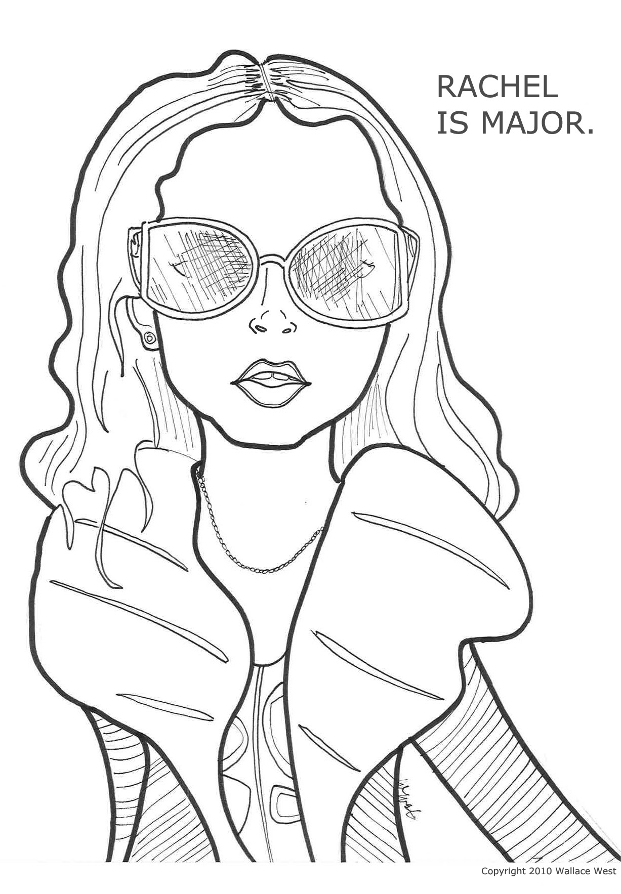 Fashion Girl Coloring Pages 2